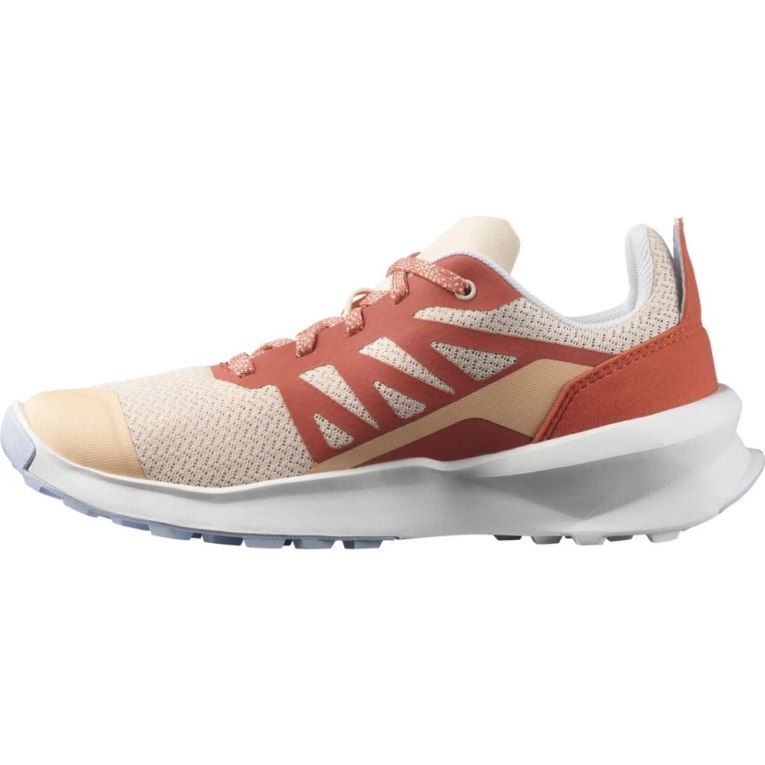 Tenis Senderismo Salomon Patrol Niños Beige Rojos | MX MWFL109